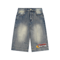 Smoke Denim Shorts